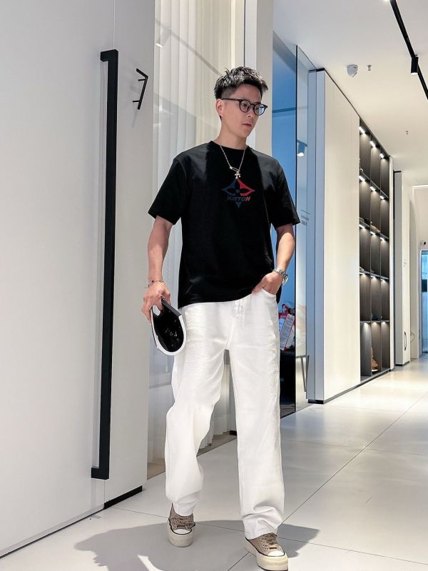 L家2025ss春夏新款圓領短袖T恤 