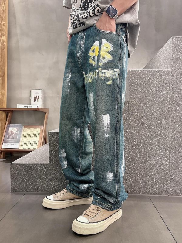 巴黎闊腿牛仔 