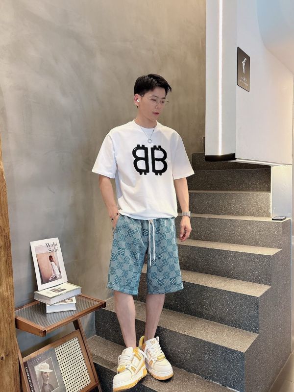 LV    2025夏季新款男士休閒短褲 