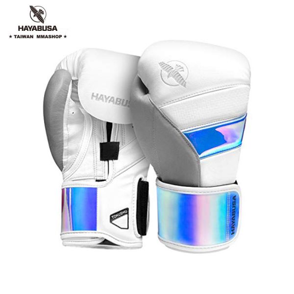 HAYABUSA T3拳套-白彩虹 拳擊手套,拳套推薦,HAYABUSA,新手拳套,高保護性拳套,拳套挑選