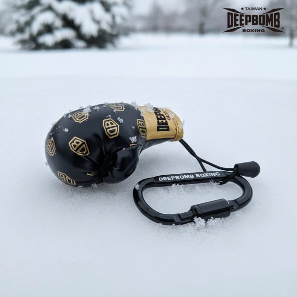 DEEPBOMB拳套鑰匙圈-黑 格鬥禮物,生日禮物,交換禮物,拳套鑰匙圈,迷你拳套,DEEPBOMB