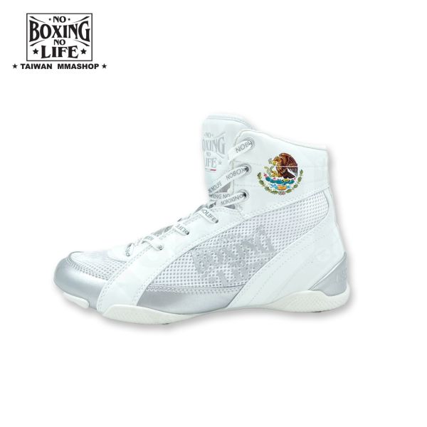 NO BOXING NO LIFE拳擊鞋-白銀 拳擊鞋,拳擊鞋推薦,NO BOXING NO LIFE拳擊鞋,拳擊,拳擊裝備,古川小夫,格鬥運動用品