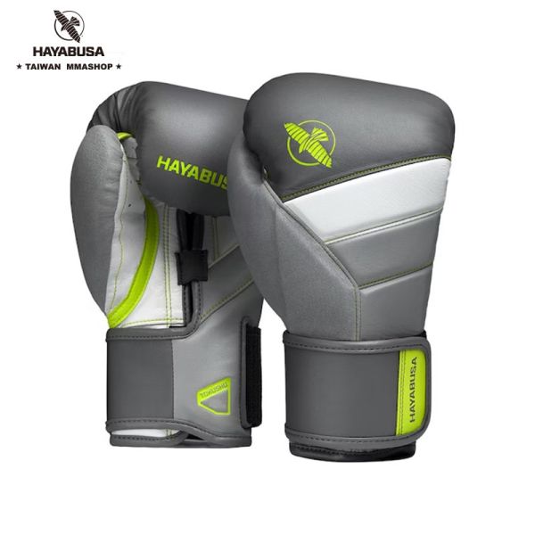 HAYABUSA T3拳套-青檸灰 拳擊手套,拳套推薦,HAYABUSA,新手拳套,高保護性拳套,拳套挑選
