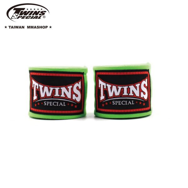 TWINS微彈手綁帶-淺綠 手綁帶挑選,拳擊手綁帶,手綁帶推薦,手綁帶差異,護具,拳擊,泰拳,手綁帶,運動防護,HAND WRAPS