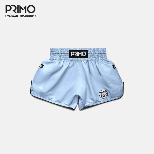 PRIMO ALTA 泰拳褲-淺藍 泰拳褲,泰拳褲推薦,PRIMO泰拳褲,古川小夫,格鬥運動用品,泰拳,拳擊,運動短褲