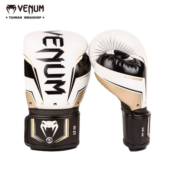 VENUM 菁英EVO系列拳套-白/金 