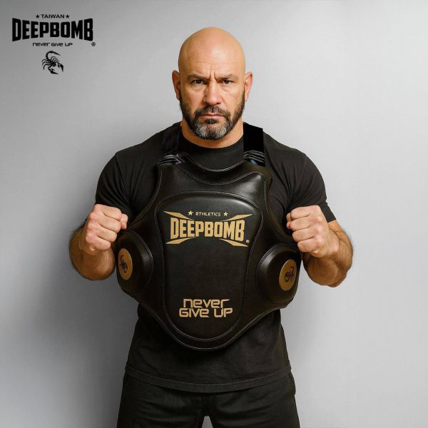 DEEPBOMB真皮胸靶 胸靶,教練靶,靶具推薦,DEEPBOMB,古川小夫,拳擊靶,泰拳靶,散打靶具,BODY PAD,訓練靶具,自主訓練,居家訓練,胸靶推薦