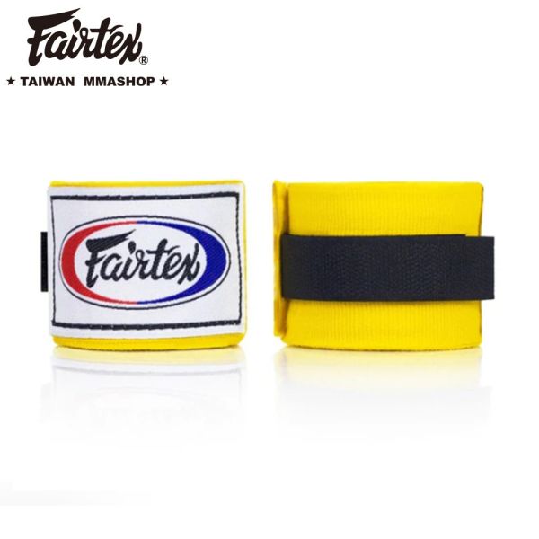 FAIRTEX手綁帶-黃 FAIRTEX 手綁帶,泰拳手綁帶,拳擊手綁帶推薦,專業手綁帶,FAIRTEX 拳擊手綁帶,FAIRTEX 拳擊裝備,拳擊訓練手綁帶,泰拳裝備,MMA 手綁帶,格鬥運動手綁帶