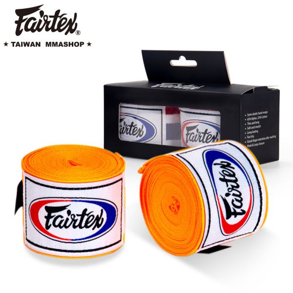 FAIRTEX手綁帶-橘 FAIRTEX 手綁帶,泰拳手綁帶,拳擊手綁帶推薦,專業手綁帶,FAIRTEX 拳擊手綁帶,FAIRTEX 拳擊裝備,拳擊訓練手綁帶,泰拳裝備,MMA 手綁帶,格鬥運動手綁帶