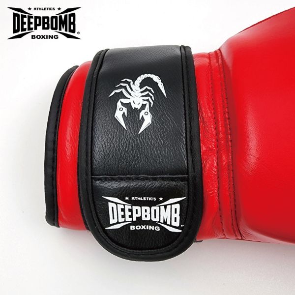 DEEPBOMB 閃電拳擊手套-紅 拳套推薦,拳擊手套,高cp值,新手拳套,拳套挑選,保護性好,DEEPBOMB,耐用,手感好,品質保證,拳套清潔
