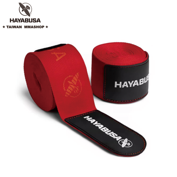HAYABUSA LOGO手綁帶4.5M-紅 手綁帶,拳擊手綁帶,手綁帶推薦,立技運動,立技運動手綁帶