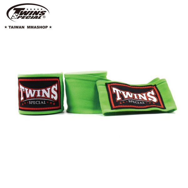 TWINS微彈手綁帶-淺綠 手綁帶挑選,拳擊手綁帶,手綁帶推薦,手綁帶差異,護具,拳擊,泰拳,手綁帶,運動防護,HAND WRAPS