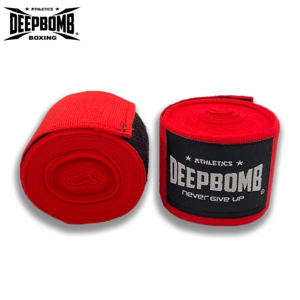 DEEPBOMB手綁帶-紅 手綁帶,拳擊,手綁帶挑選,拳擊手綁帶選擇,手綁帶使用方法,手綁帶長度,手綁帶微彈,好用手綁帶,手綁帶推薦,泰拳手綁帶,運動護具,手部保護,手腕保護