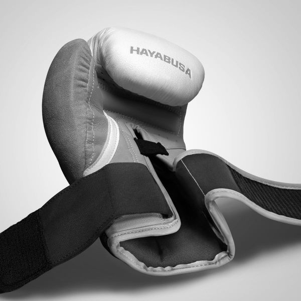 HAYABUSA T3拳套-白灰 拳擊手套,拳套推薦,HAYABUSA,新手拳套,高保護性拳套,拳套挑選
