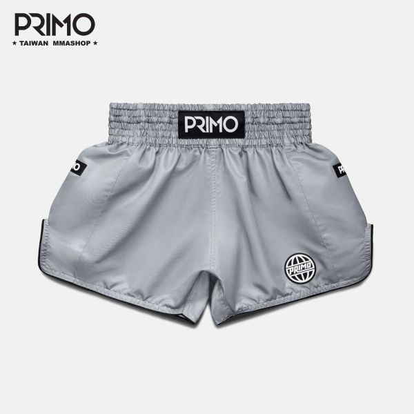 PRIMO ALTA 泰拳褲-灰藍 泰拳褲,泰拳褲推薦,PRIMO泰拳褲,古川小夫,格鬥運動用品,泰拳,拳擊,運動短褲