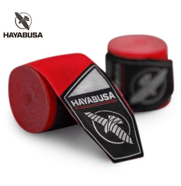 HAYABUSA素色手綁帶4.5M-紅 手綁帶推薦,手綁帶,拳擊手綁帶,泰國手綁帶,手部支撐,運動保護