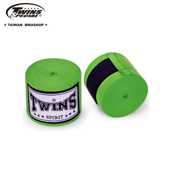 TWINS微彈手綁帶-淺綠 手綁帶挑選,拳擊手綁帶,手綁帶推薦,手綁帶差異,護具,拳擊,泰拳,手綁帶,運動防護,HAND WRAPS