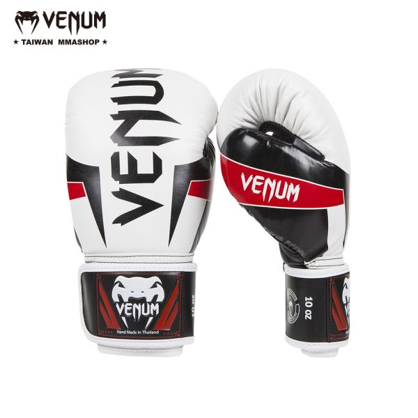 VENUM菁英系列拳套-白黑紅 