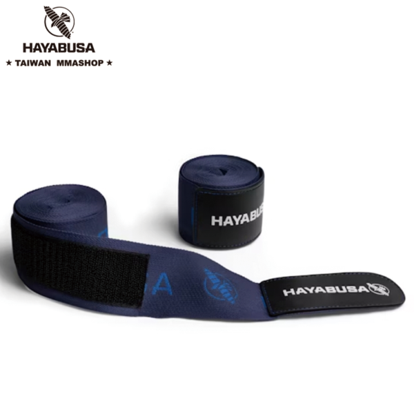HAYABUSA LOGO手綁帶4.5M-藍 手綁帶,拳擊手綁帶,手綁帶推薦,立技運動,立技運動手綁帶