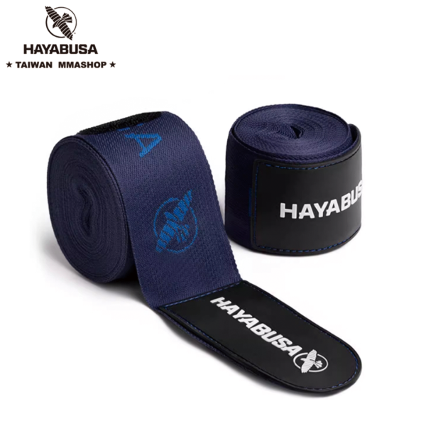 HAYABUSA LOGO手綁帶4.5M-藍 手綁帶,拳擊手綁帶,手綁帶推薦,立技運動,立技運動手綁帶