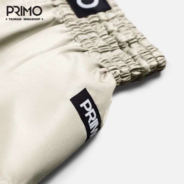 PRIMO ALTA 泰拳褲-米白 泰拳褲,泰拳褲推薦,PRIMO泰拳褲,古川小夫,格鬥運動用品,泰拳,拳擊,運動短褲
