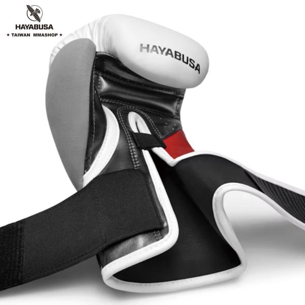 HAYABUSA T3拳套-白黑紅 拳擊手套,拳套推薦,HAYABUSA,新手拳套,高保護性拳套,拳套挑選