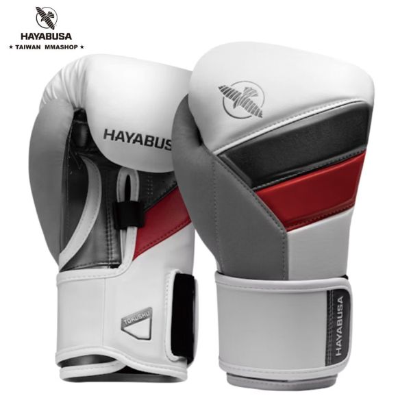 HAYABUSA T3拳套-白黑紅 拳擊手套,拳套推薦,HAYABUSA,新手拳套,高保護性拳套,拳套挑選