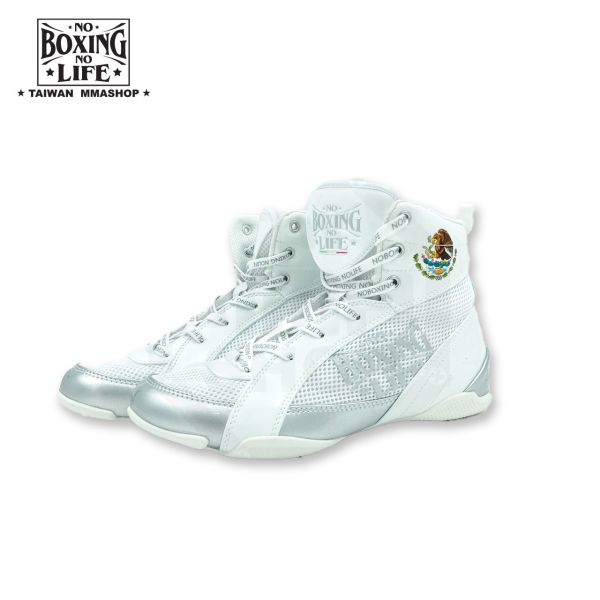 NO BOXING NO LIFE拳擊鞋-白銀 拳擊鞋,拳擊鞋推薦,NO BOXING NO LIFE拳擊鞋,拳擊,拳擊裝備,古川小夫,格鬥運動用品
