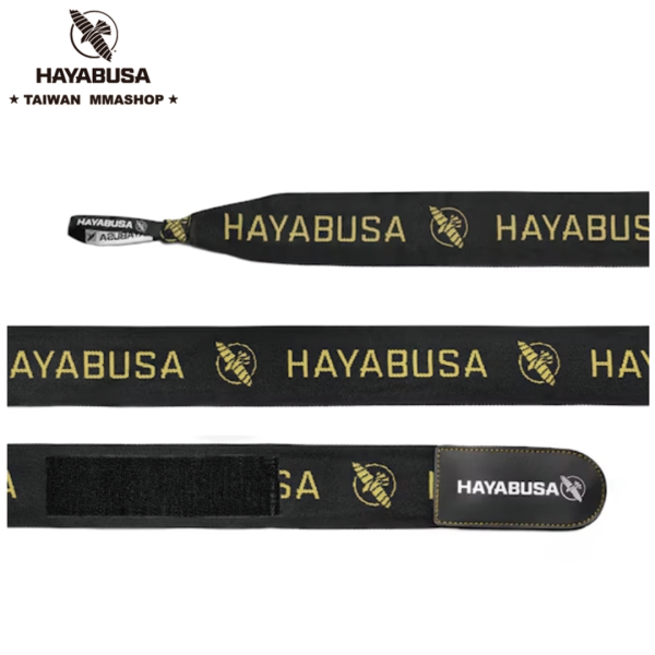 HAYABUSA LOGO手綁帶4.5M-黑金 手綁帶,拳擊手綁帶,手綁帶推薦,立技運動,立技運動手綁帶