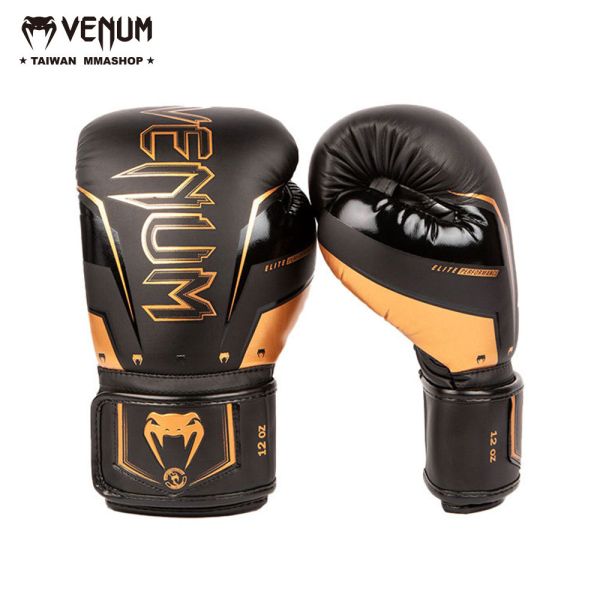 VENUM 菁英EVO系列拳套-黑/銅 