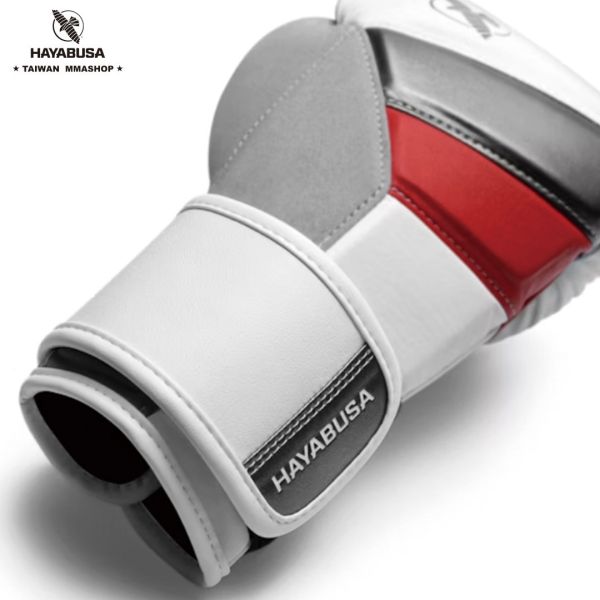 HAYABUSA T3拳套-白黑紅 拳擊手套,拳套推薦,HAYABUSA,新手拳套,高保護性拳套,拳套挑選
