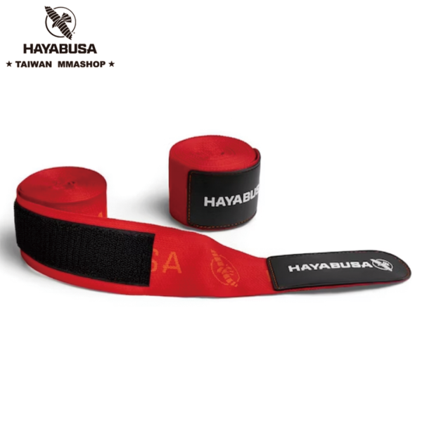 HAYABUSA LOGO手綁帶4.5M-紅 手綁帶,拳擊手綁帶,手綁帶推薦,立技運動,立技運動手綁帶
