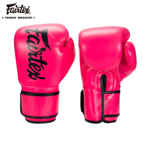FAIRTEX BGV14素色拳套-粉黑 