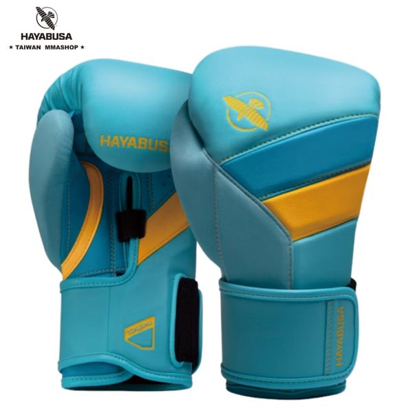 HAYABUSA T3拳套-藍黃 拳擊手套,拳套推薦,HAYABUSA,新手拳套,高保護性拳套,拳套挑選