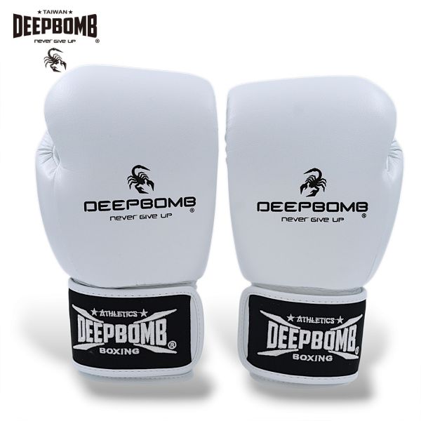 DEEPBOMB New Hipster Boxing Gloves-White boxing gloves, boxing, Mauy Thai, sport