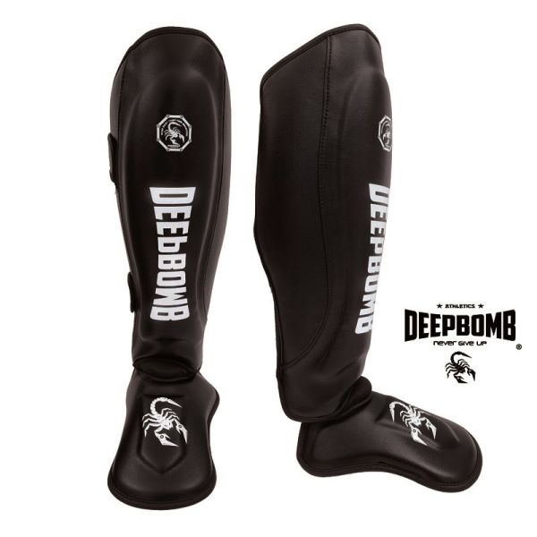 DEEPBOMB Shin Guard-black/white 