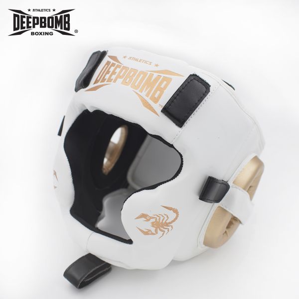 DEEPBOMB Face Shield Head Guard-white 
