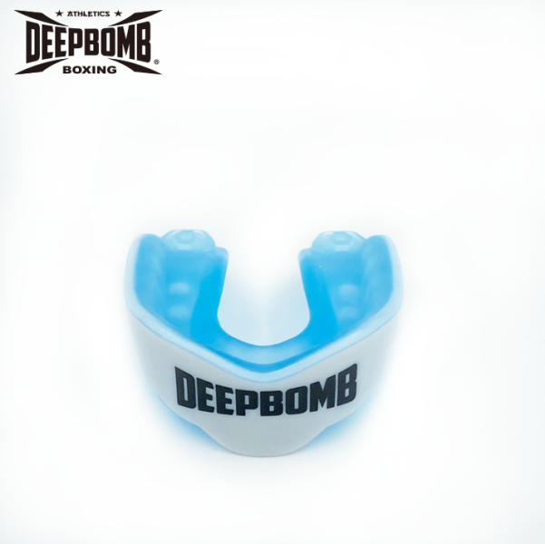 DEEPBOMB Mouthguard-white/blue 