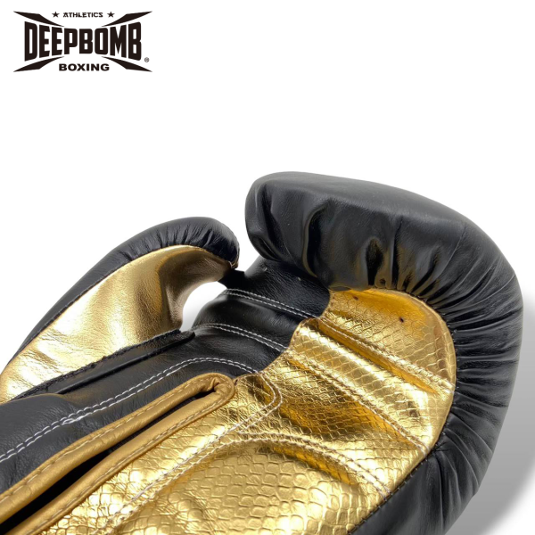 DEEPBOMB Lightning Boxing Gloves-black/gold 