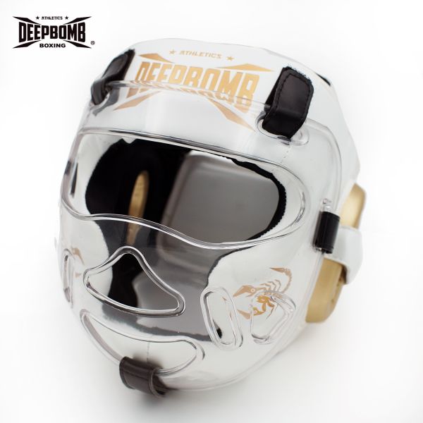 DEEPBOMB Face Shield Head Guard-white 