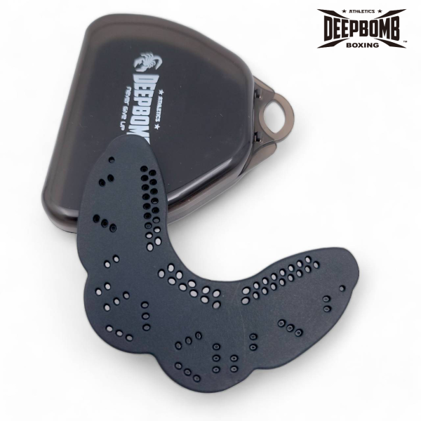 DEEPBOMB Single Piece Mouthguard-black 