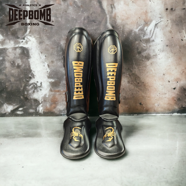DEEPBOMB Shin Guard-black/gold 