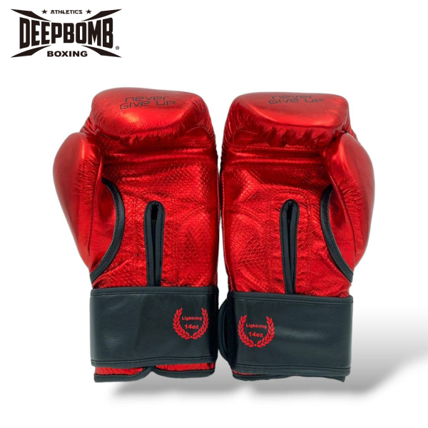 DEEPBOMB Lightning Boxing Gloves-red/black 