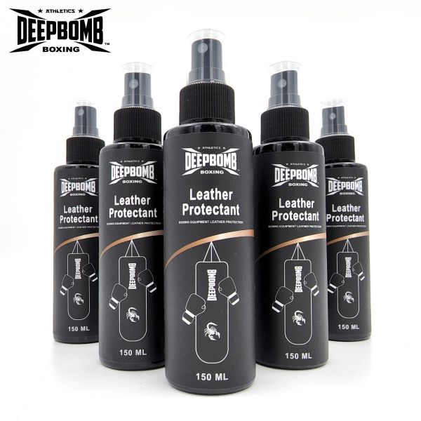 DEEPBOMB Leather Protectant DEEPBOMB, Leather Care Oil, Boxing Gloves, Moisturizes, Prevents Cracking, Softness, Shine, Professional Boxers, Amateur Enthusiasts, Leather Protectant