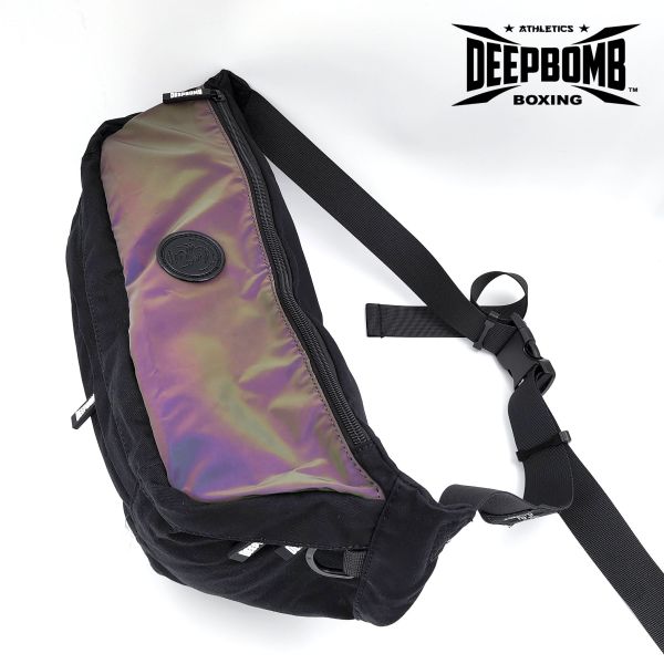 DEEPBOMB Multifunctional Large Waist/Chest Bag DEEPBOMB, waist bag, chest bag, outdoor activities, large capacity, water-resistant, reflective, boxing gloves, multifunction