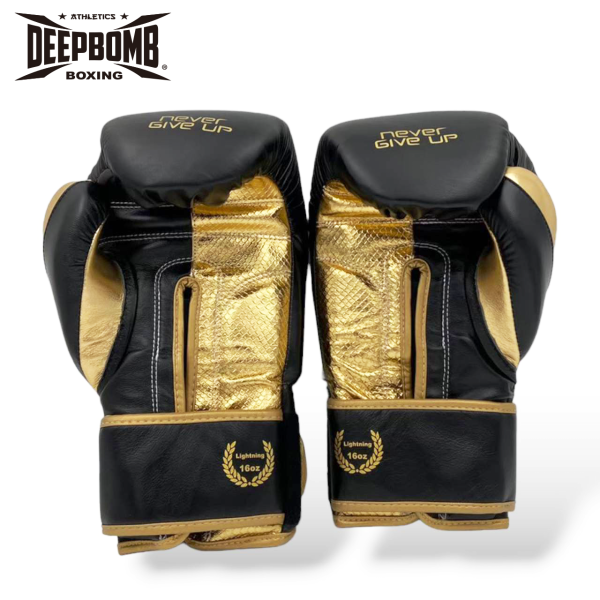 DEEPBOMB Lightning Boxing Gloves-black/gold 