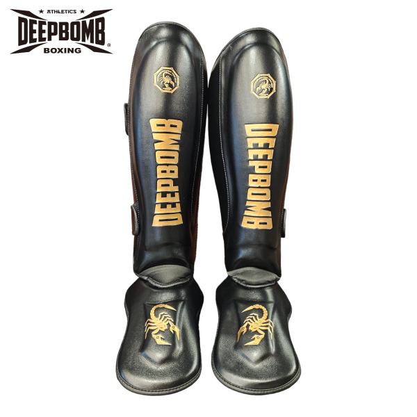 DEEPBOMB Shin Guard-black/gold 