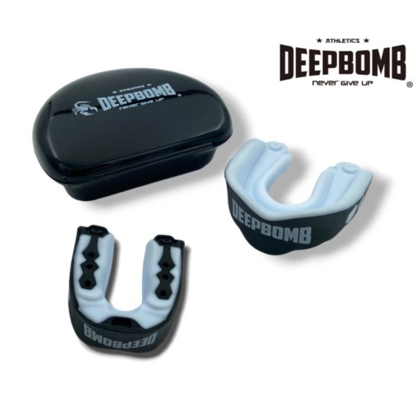 DEEPBOMB Mouthguard-black/white 