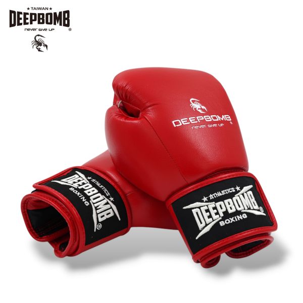 DEEPBOMB New Hipster Boxing Gloves-Red boxing gloves, boxing, Mauy Thai, sport