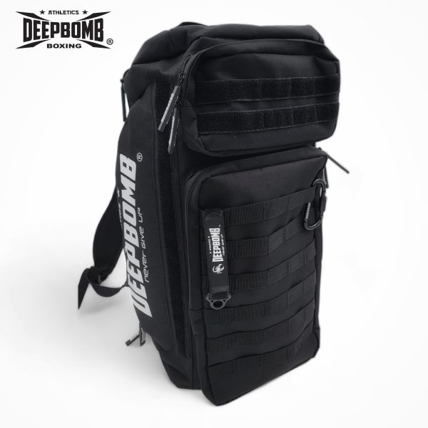 DEEPBOMB Large Capacity Training Equipment Backpack DEEPBOMB, large capacity backpack, training gear backpack, waterproof fabric, built-in rain cover, training companion, storage pockets